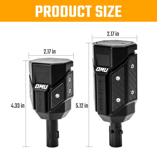 Głowica Dźwigni Biegów OMU Genesis - Stop Aluminium - Włókno Węglowe - Jeep Wrangler JL/Gladiator JT 2018-2024