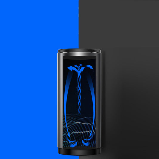 Kosz na Śmieci do Samochodu - Stop Aluminium + ABS - 500ml - z Pokrywką - Blokada Zapachów