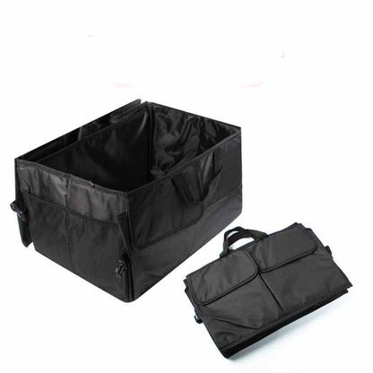 Składany Organizer do Bagażnika Samochodowego - Oxford - Duży - 56x40x26 cm - Czarny