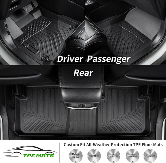 Dywaniki Samochodowe VW Jetta 2019-2025 - TPE - Wodoodporne - Ochrona Wszystkie Pory Roku - Pełny Zestaw