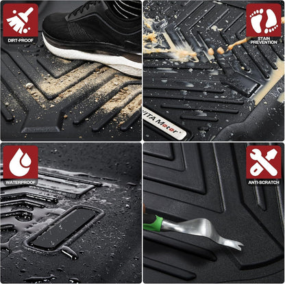 Dywaniki Samochodowe Mazda CX-5 2018-2023 - TPE - Ochrona Wszystkie Pory Roku - Pełny Zestaw Przód i Tył