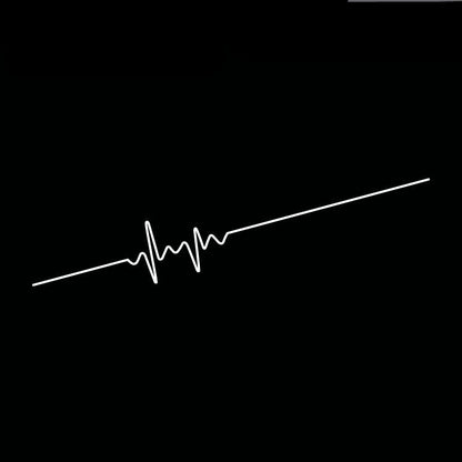 Naklejka Samochodowa Elektrokardiogram - Kreatywna Personalizacja